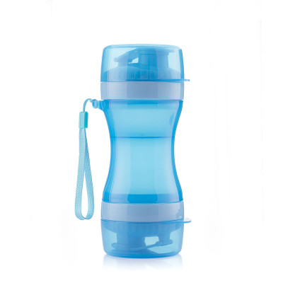 2-in-1 bottle with water and food containers for pets Pettap InnovaGoo