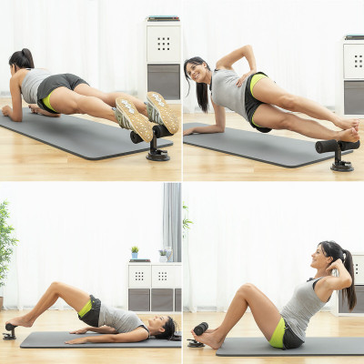 Sit-up Bar for Abdominals with Suction Pad and Exercise Guide CoreUp I
