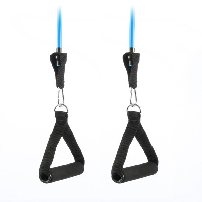 Set of Resistance Bands with Accessories and Exercise Guide Rebainer I
