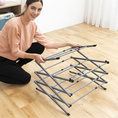 Folding and Extendable Metal Clothes Dryer with 3 Levels Cloxy InnovaG