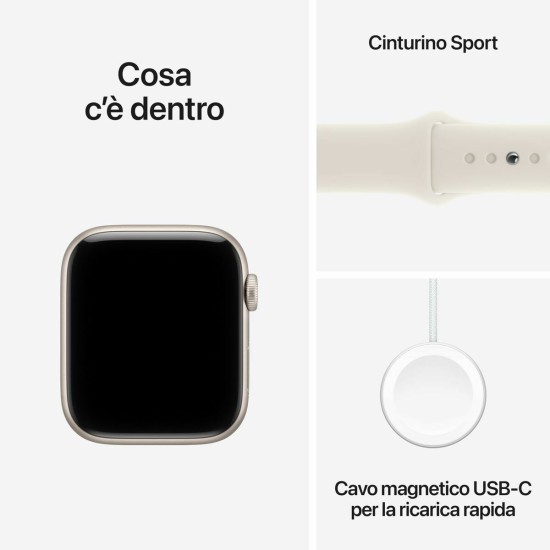 Smartwatch Apple MEHJ4QL/A White Ø 44 mm