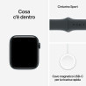Smartwatch Apple MEHQ4QL/A Black Ø 44 mm
