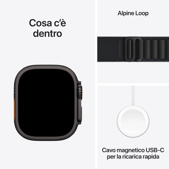 Smartwatch Apple MF0Q4QL/A Black 49 mm