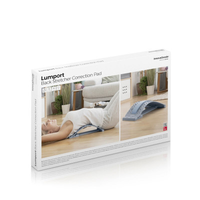 Lumbar Corrector, Stretcher and Support with Pressure and Magnetic Poi