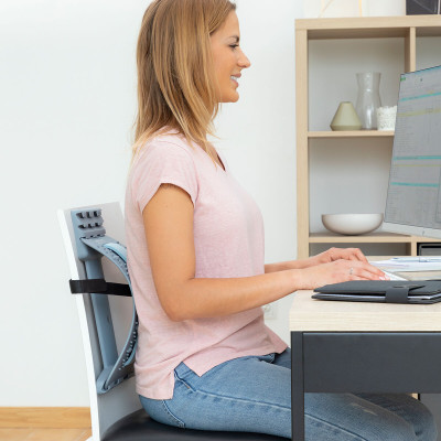 Lumbar Corrector, Stretcher and Support with Pressure and Magnetic Poi