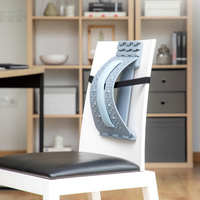 Lumbar Corrector, Stretcher and Support with Pressure and Magnetic Poi