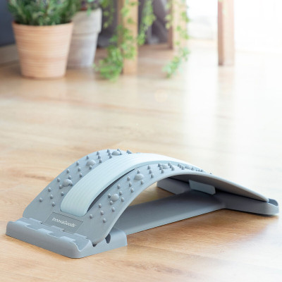 Lumbar Corrector, Stretcher and Support with Pressure and Magnetic Poi