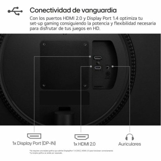 Gaming Monitor LG 27GS60F-B Full HD 27"