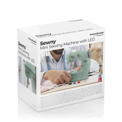 Mini Portable Sewing Machine with LED, Thread Cutter and Accessories S