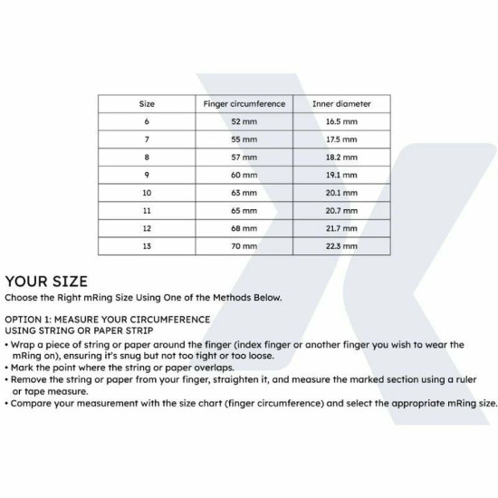 Smart ring Maxcom MR100 Silver