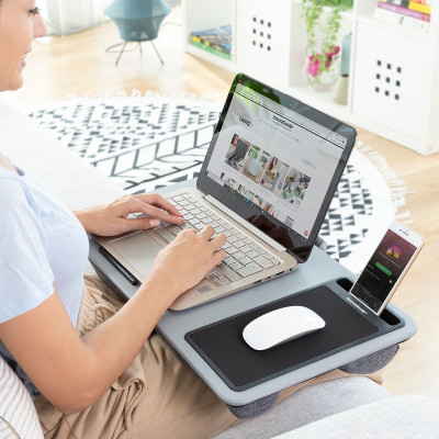 Portable Laptop Desk with XL Cushion Deskion InnovaGoods Portable Laptop Desk with XL Cushion Deskion InnovaGoods