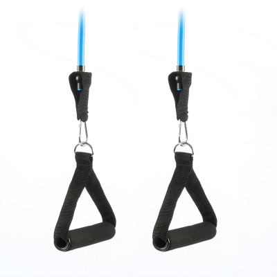 Set of Resistance Bands with Accessories and Exercise Guide Tribainer