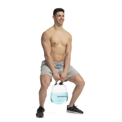 Water-filled Kettle Bell for Fitness Training with Exercise Guide Fibe