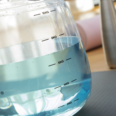 Water-filled Kettle Bell for Fitness Training with Exercise Guide Fibe