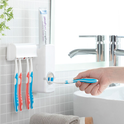Toothpaste Dispenser and Holder Diseeth InnovaGoods Toothpaste Dispenser and Holder Diseeth InnovaGoods