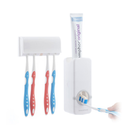 Toothpaste Dispenser and Holder Diseeth InnovaGoods Toothpaste Dispenser and Holder Diseeth InnovaGoods