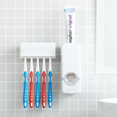 Toothpaste Dispenser and Holder Diseeth InnovaGoods Toothpaste Dispenser and Holder Diseeth InnovaGoods