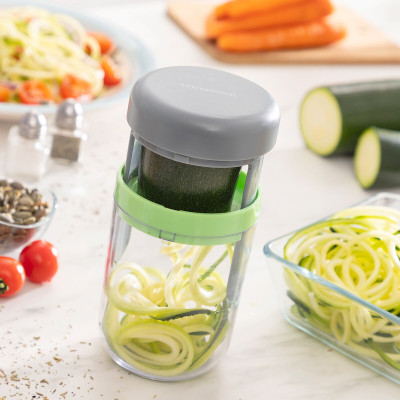 Vegetable Spiral Cutter and Grater with Recipes Vigizer InnovaGoods Vegetable Spiral Cutter and Grater with Recipes Vigizer InnovaGoods