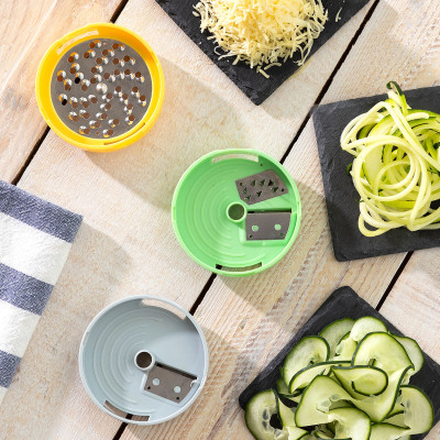 Vegetable Spiral Cutter and Grater with Recipes Vigizer InnovaGoods Vegetable Spiral Cutter and Grater with Recipes Vigizer InnovaGoods