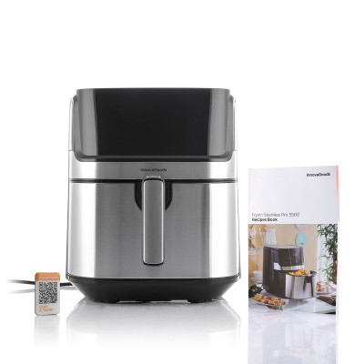 Air Fryer InnovaGoods Fryinn Pro 5500 Black 1700 W 5,5 L Stainless ste