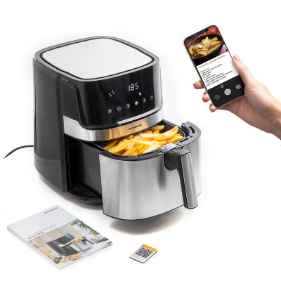 Air Fryer InnovaGoods Fryinn Pro 5500 Black 1700 W 5,5 L Stainless ste