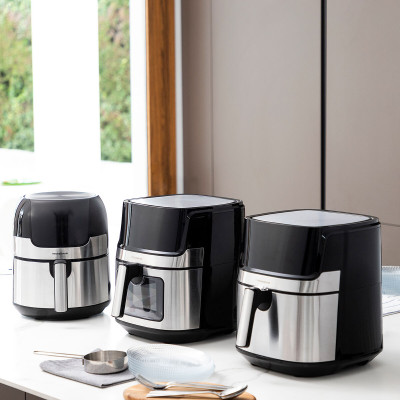 Air Fryer InnovaGoods Fryinn Pro 5500 Black 1700 W 5,5 L Stainless ste