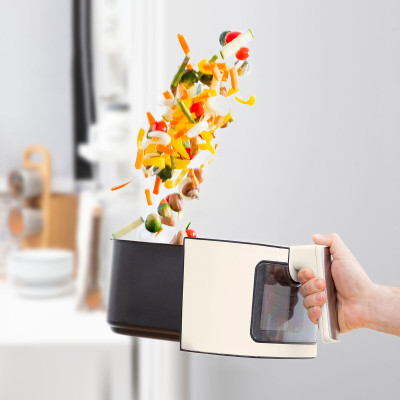 Air Fryer InnovaGoods Vynner Pro 6500 Cream 1700 W 6,5 L Stainless ste