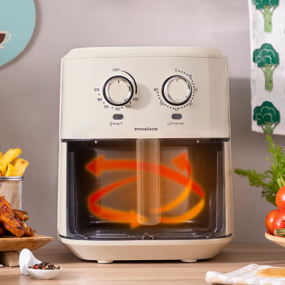 Air Fryer InnovaGoods Vynner Pro 6500 Cream 1700 W 6,5 L Stainless ste