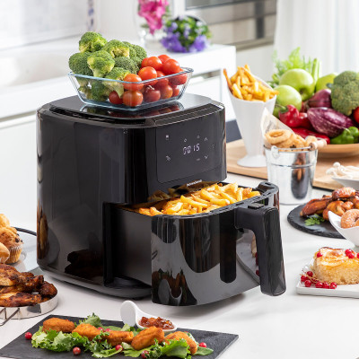 Air Fryer with Weighing Scale InnovaGoods Fryinn Balance 5000 Black 15