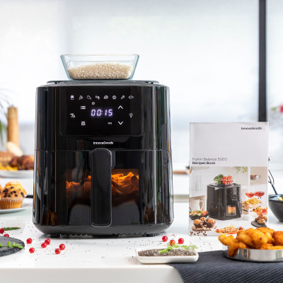 Air Fryer with Weighing Scale InnovaGoods Fryinn Balance 5000 Black 15