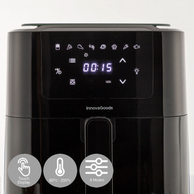 Air Fryer with Weighing Scale InnovaGoods Fryinn Balance 5000 Black 15
