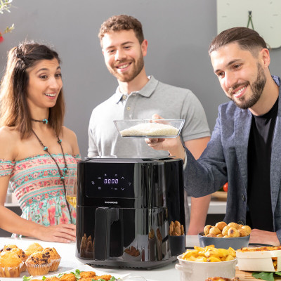 Air Fryer with Weighing Scale InnovaGoods Fryinn Balance 5000 Black 15