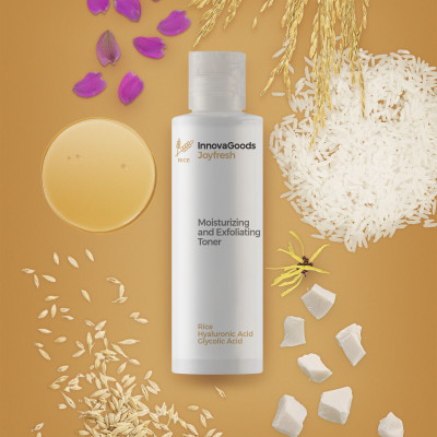 Moisturizing and Exfoliating Facial Toner Rice Joyfresh InnovaGoods 15