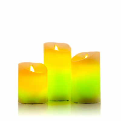 Multicolour Flame-Effect LED Candles with Remote Control Lendles Innov