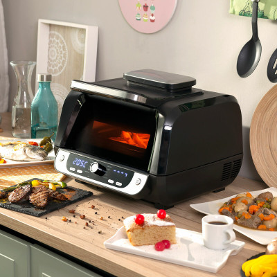 Air Fryer with Grill, Accessories and Recipe Book InnovaGoods Fryinn 1