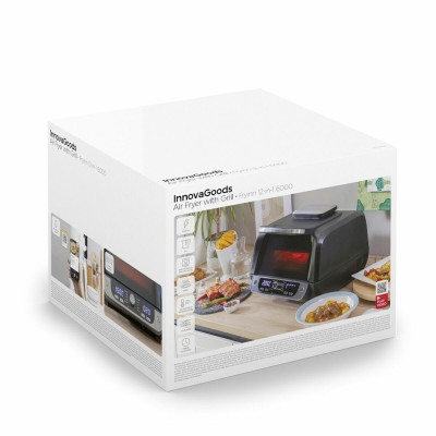 Air Fryer with Grill, Accessories and Recipe Book InnovaGoods Fryinn 1