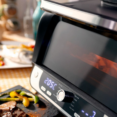 Air Fryer with Grill, Accessories and Recipe Book InnovaGoods Fryinn 1