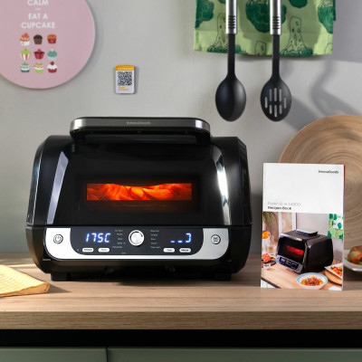 Air Fryer with Grill, Accessories and Recipe Book InnovaGoods Fryinn 1
