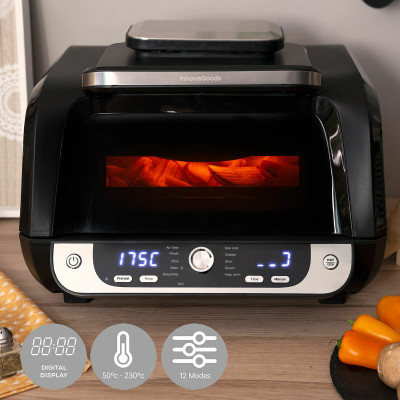 Air Fryer with Grill, Accessories and Recipe Book InnovaGoods Fryinn 1