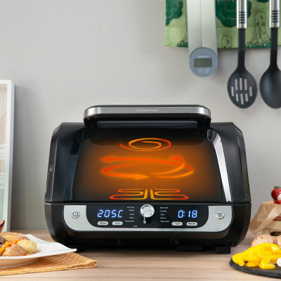 Air Fryer with Grill, Accessories and Recipe Book InnovaGoods Fryinn 1