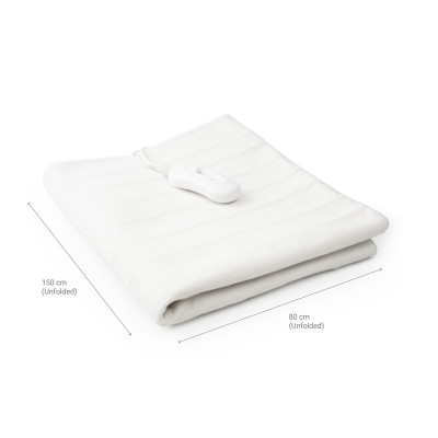 Single Electric Underblanket Krewarm InnovaGoods 60 W 80 x 150 cm Whit
