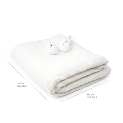 Double Electric Underblanket Blewarm InnovaGoods 60+60 W 140 x 160 cm