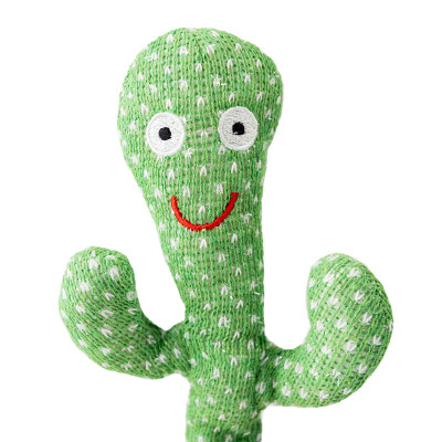 Rechargeable Dancing and Talking Cactus with Music and Multicoloured L