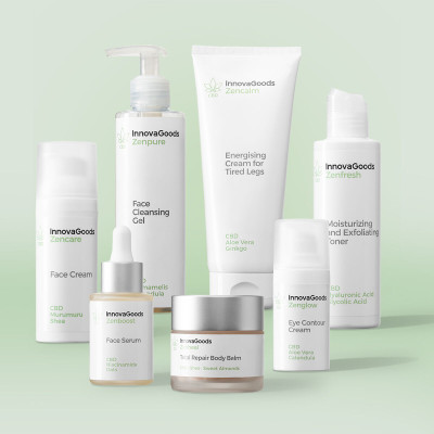 Face and Body Routine Pack CBD InnovaGoods Face and Body Routine Pack CBD InnovaGoods