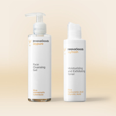 Face Cleansing Duo Pack Rice InnovaGoods Face Cleansing Duo Pack Rice InnovaGoods