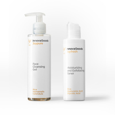 Face Cleansing Duo Pack Rice InnovaGoods Face Cleansing Duo Pack Rice InnovaGoods
