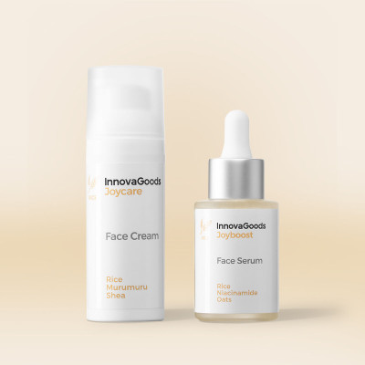 Face Moisturising Duo Pack Rice InnovaGoods Face Moisturising Duo Pack Rice InnovaGoods