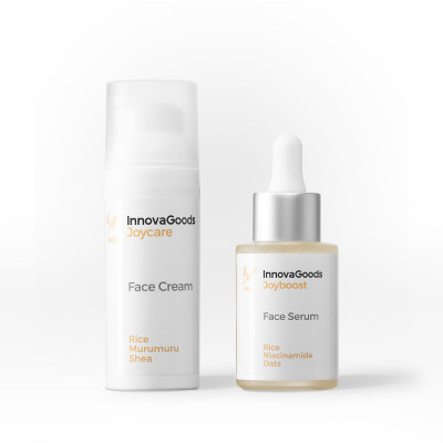 Face Moisturising Duo Pack Rice InnovaGoods Face Moisturising Duo Pack Rice InnovaGoods