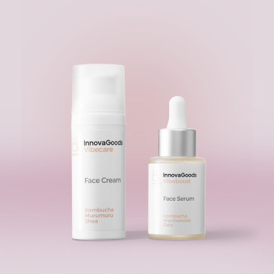 Face Moisturising Duo Pack Kombucha InnovaGoods Face Moisturising Duo Pack Kombucha InnovaGoods