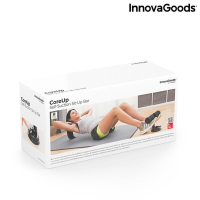 Sit-up Bar for Abdominals with Suction Pad and Exercise Guide CoreUp I